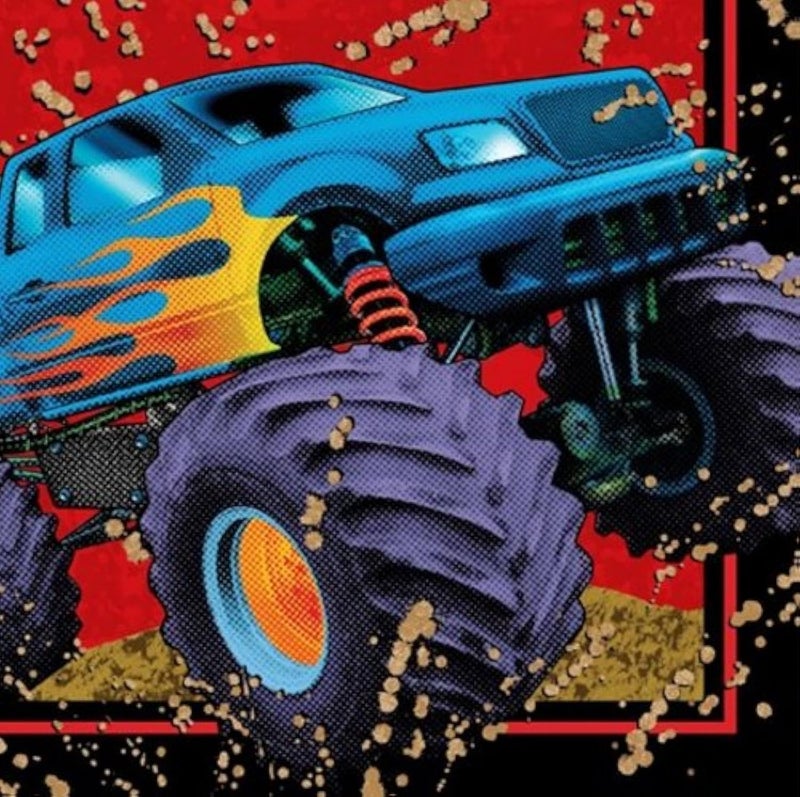 16-Count Paper Lunch Napkins, Mudslinger